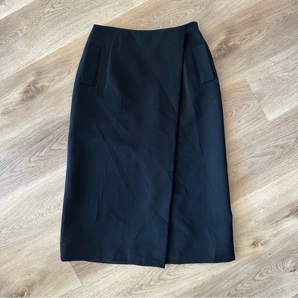 WARDROBE.NYC Black Midi Skirt